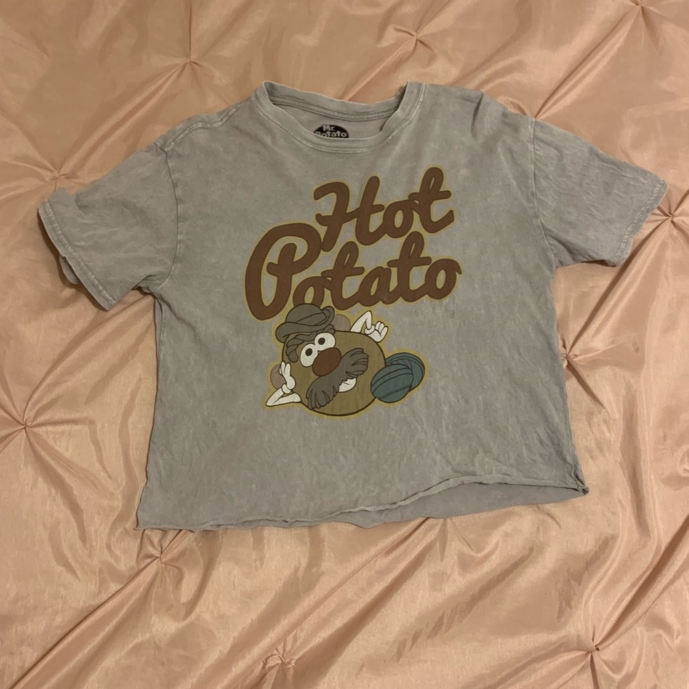 Mr. Potato Head Hot Potato Cropped Shirt Small